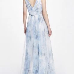 Marchesa Notte Bridesmaids Sora Printed