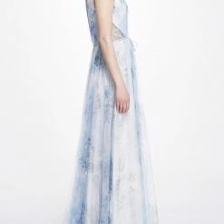 Marchesa Notte Bridesmaids Sora Printed