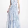 Marchesa Notte Bridesmaids Sora Printed
