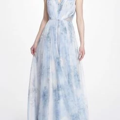 Marchesa Notte Bridesmaids Sora Printed
