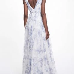 Marchesa Notte Bridesmaids Biella Printed