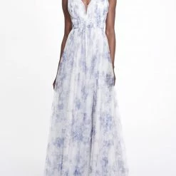 Marchesa Notte Bridesmaids Biella Printed