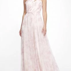 Marchesa Notte Bridesmaids Capri Printed