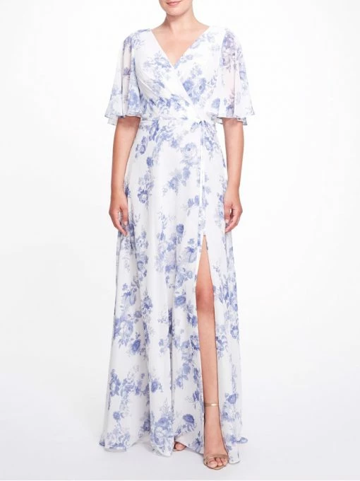 Marchesa Notte Bridesmaids Rome Printed