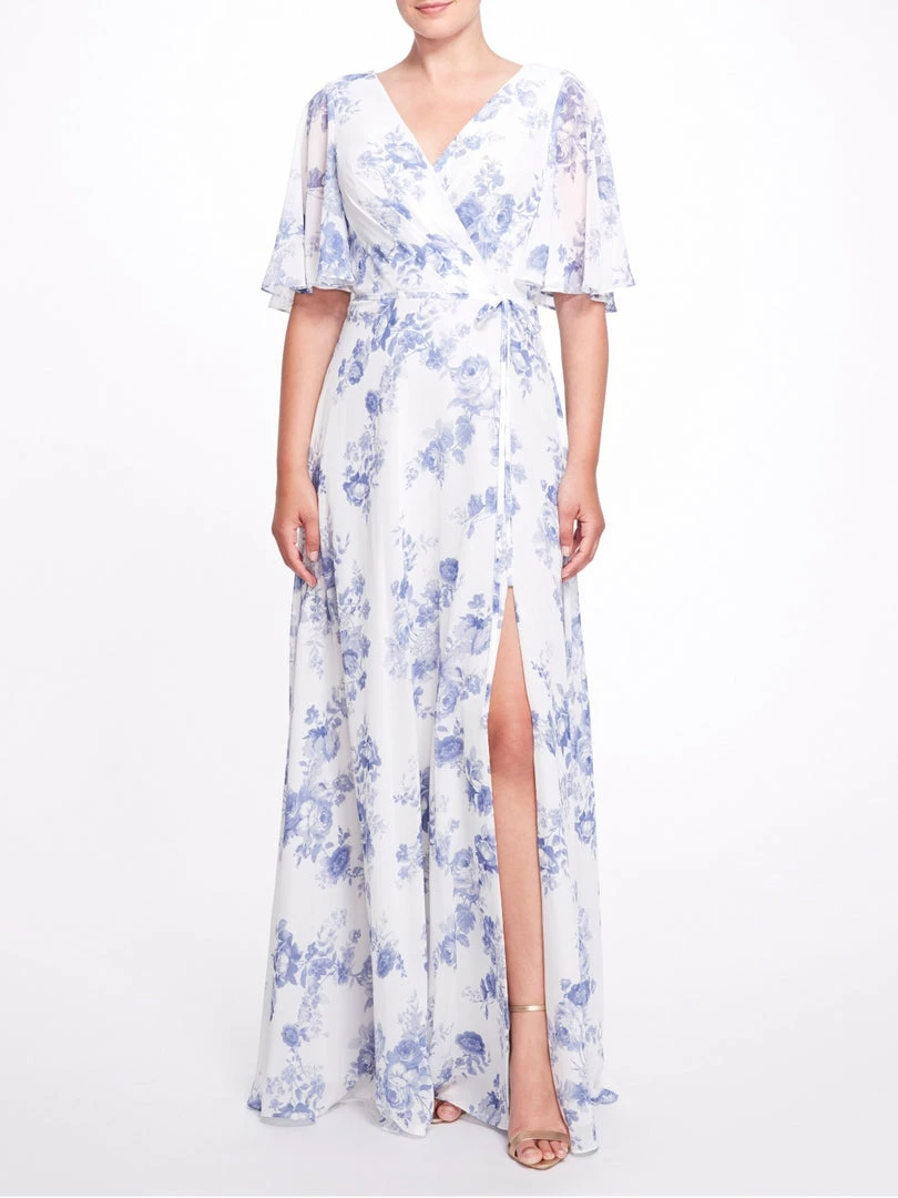 Marchesa Notte Bridesmaids Rome Printed