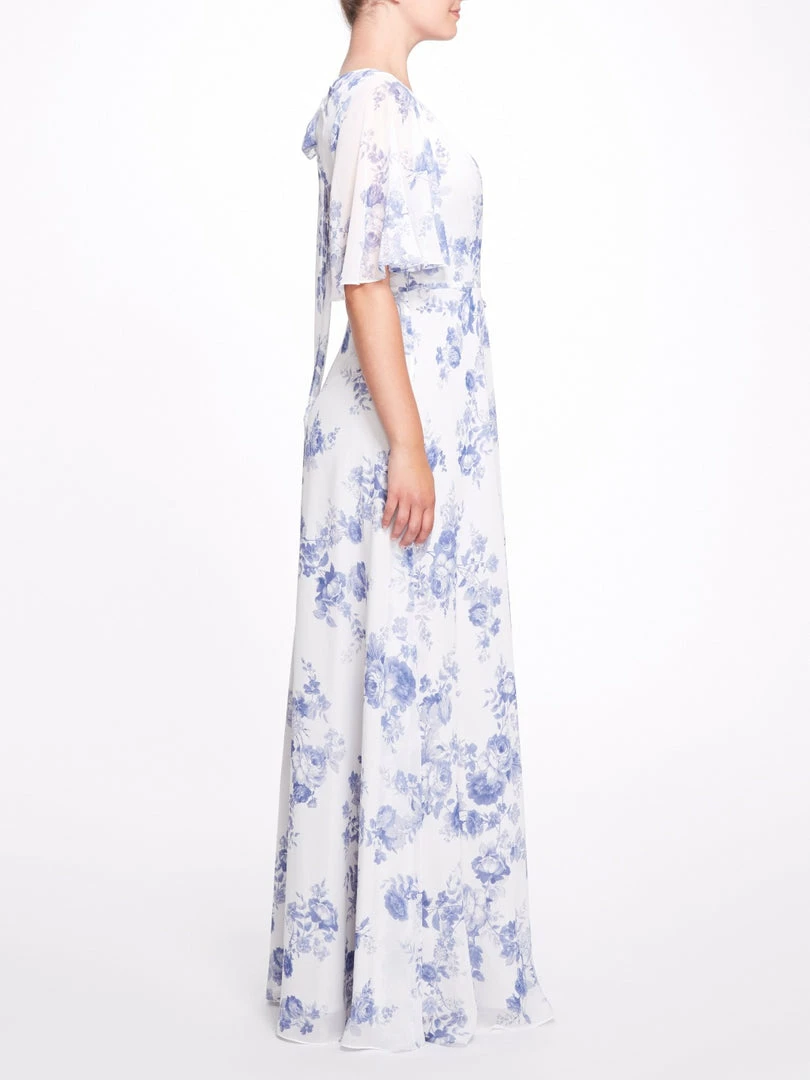Marchesa Notte Bridesmaids Rome Printed