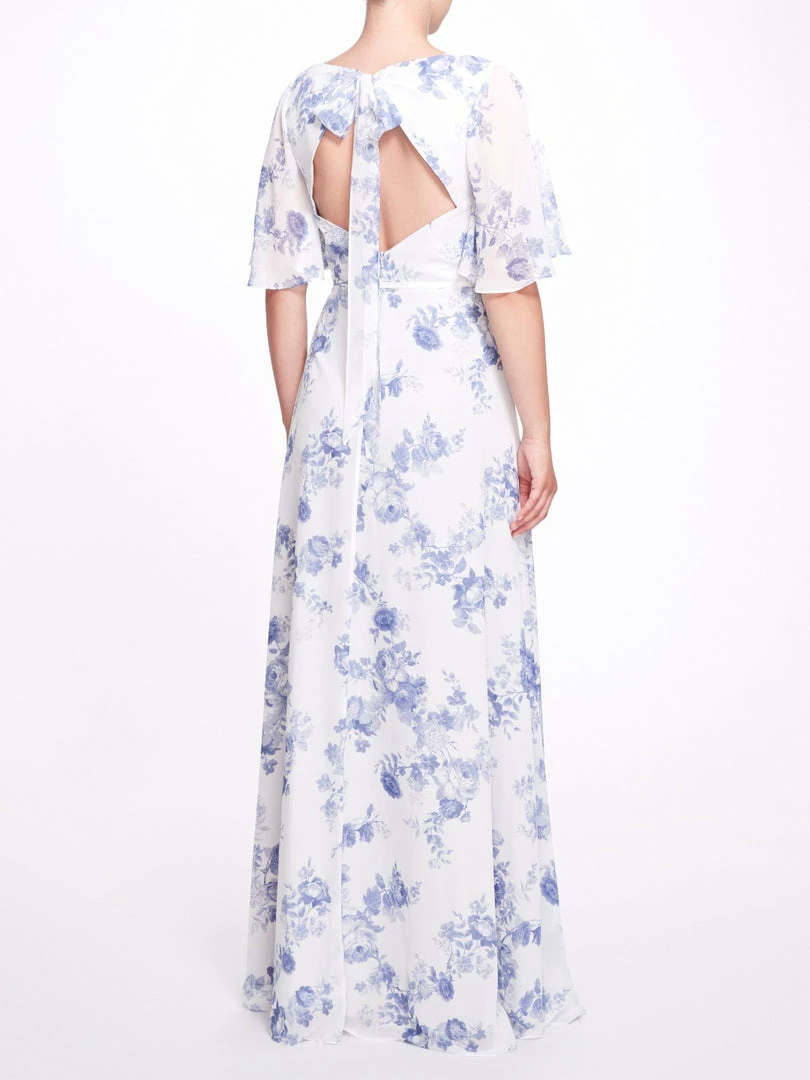 Marchesa Notte Bridesmaids Rome Printed