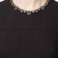 Jewelry Crystal Flower Necklace