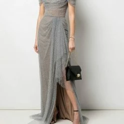 Marchesa Handbags Quartz Crystal Clutch