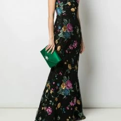 Marchesa Handbags Quartz Crystal Clutch