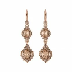 Jewelry Double Drop Earring Marchesa Notte