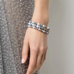 Jewelry 3 Set Gold And Pearl Beaded Bracelet Marchesa Notte