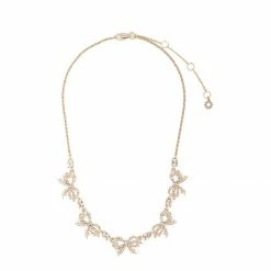 Jewelry Bow Frontal Necklace