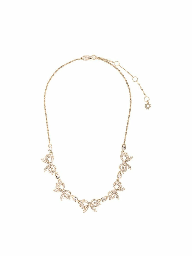 Jewelry Bow Frontal Necklace