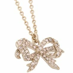 Jewelry Marchesa Notte Bow Necklace Pendant