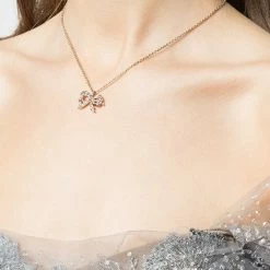 Jewelry Marchesa Notte Bow Necklace Pendant