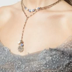 Jewelry 2 Row Pendant Y Necklace Marchesa Notte