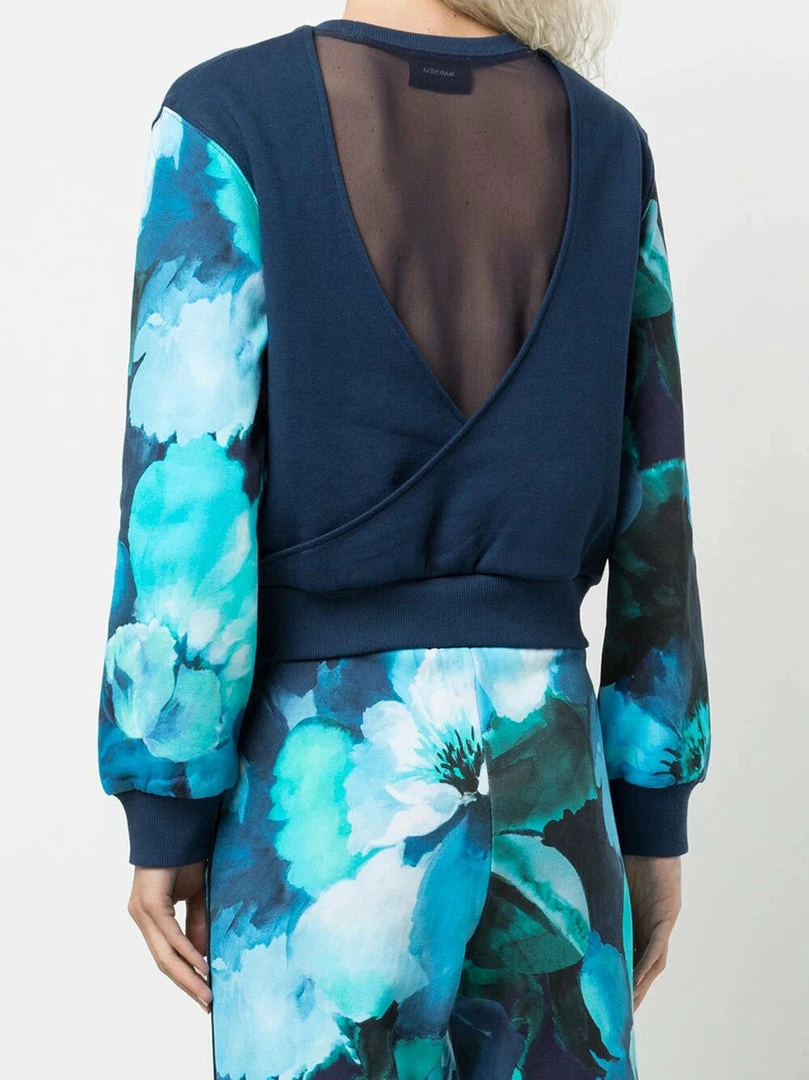 Marchesa Athleisure Active Wilma Sweatshirt Printed