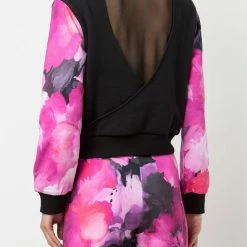 Marchesa Athleisure Wilma Sweatshirt Printed