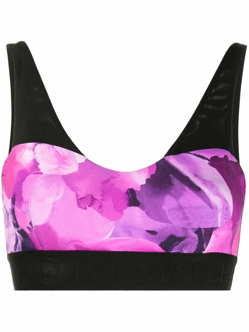 Marchesa Athleisure Coco Printed Bra