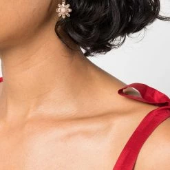 Jewelry Marchesa Notte Single Cluster Drop Earrings