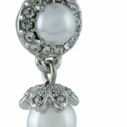 Jewelry Pearl Double Drop Earrings