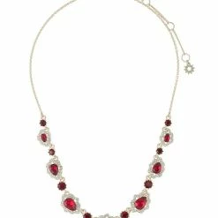 Jewelry Crystal Embellished Necklace Marchesa Notte
