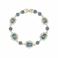 Jewelry Marchesa Notte Pear Shape Stone Crystal Flex Bracelet