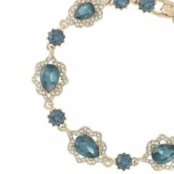 Jewelry Marchesa Notte Pear Shape Stone Crystal Flex Bracelet