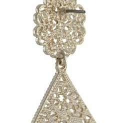 Jewelry Large Filigree Drop Earrings