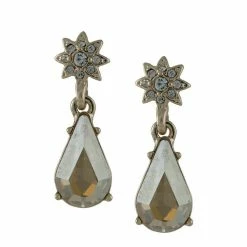 Jewelry Celestial Drop Earrings With Pear Stone
