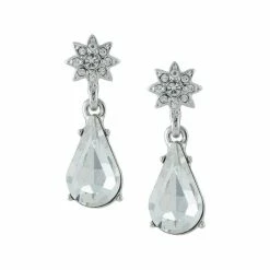 Jewelry Celestial Drop Earrings With Pear Stone