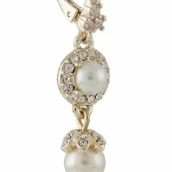 Jewelry Pearl Double Drop Earrings