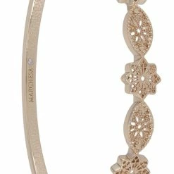 Jewelry Small Filigree Hinge Bangle Bracelet