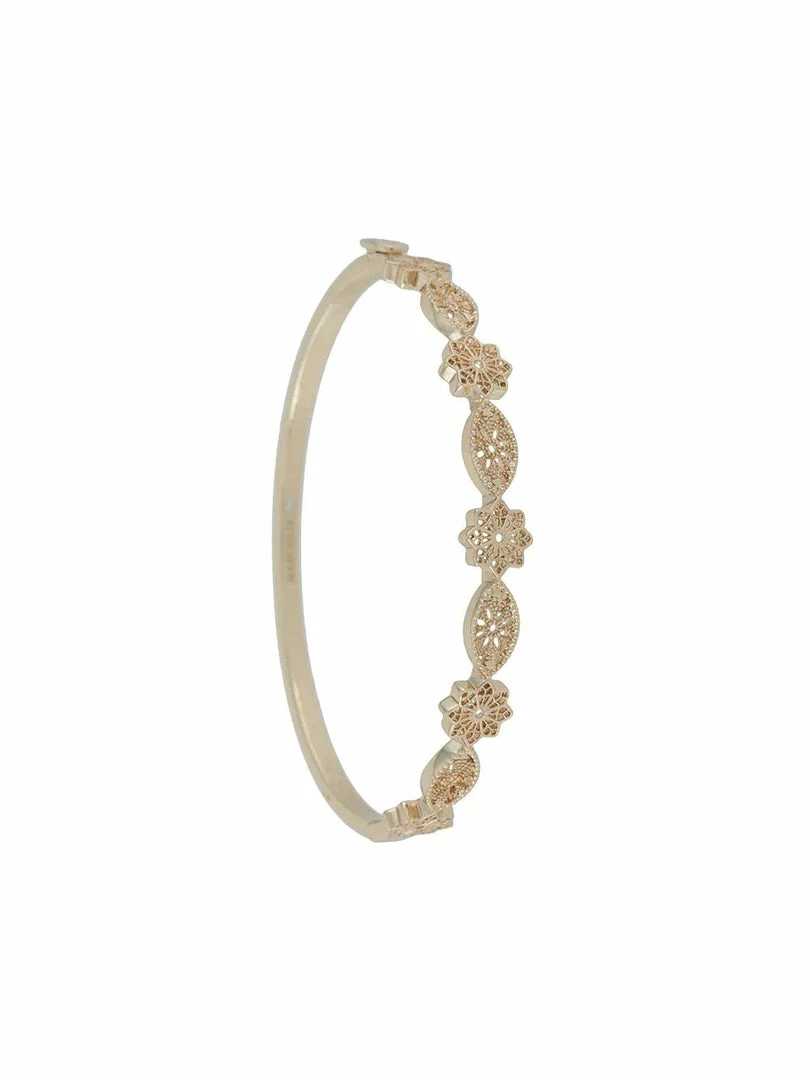 Jewelry Small Filigree Hinge Bangle Bracelet