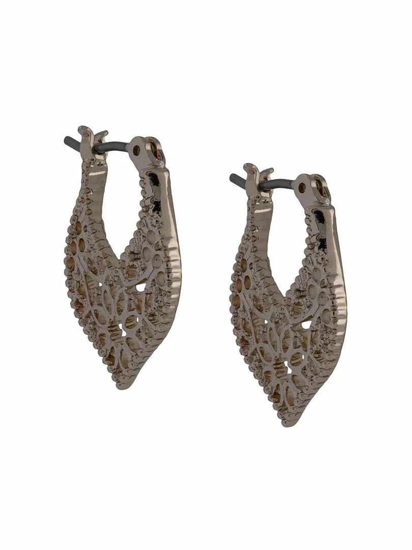 Jewelry Filigree Click Hoop Earrings