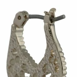 Jewelry Filigree Click Hoop Earrings