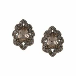 Jewelry Marchesa Notte Pear Shape Stone Stud Earrings