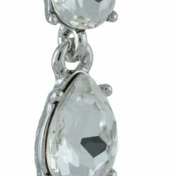 Jewelry Double Crystal Drop Earrings Marchesa Notte