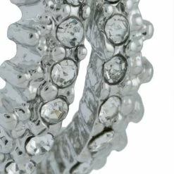 Jewelry Crystal Embellished Double Hoop Earrings Marchesa Notte