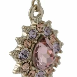 Jewelry Pear Stone Linear Drop Earrings