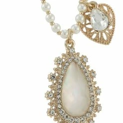 Jewelry Butterfly Layered Pendant Necklace