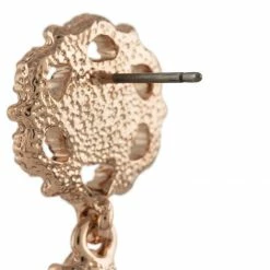 Jewelry Floral Crystal Drop Pendant Earrings