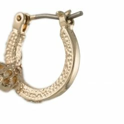 Jewelry Rhodium Floral Trio Stud Earrings Set