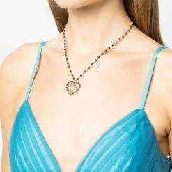 Jewelry Marchesa Notte Heart Pendant Necklace