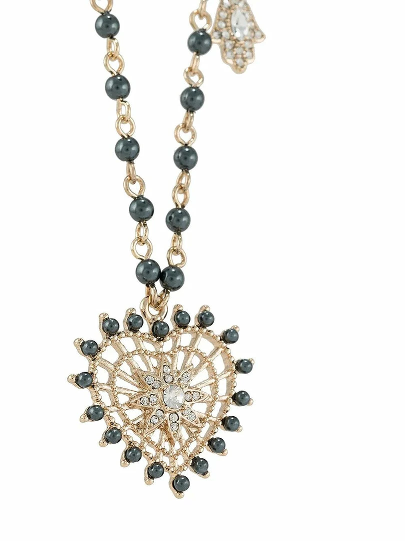 Jewelry Marchesa Notte Heart Pendant Necklace