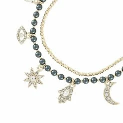 Jewelry Star Charm Slider Bracelet