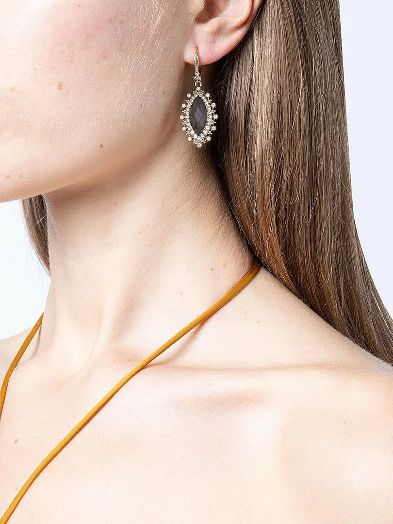 Jewelry Navette Drop Earrings