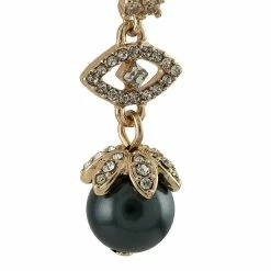 Jewelry Evil Eye Double Drop Pearl Earrings Marchesa Notte