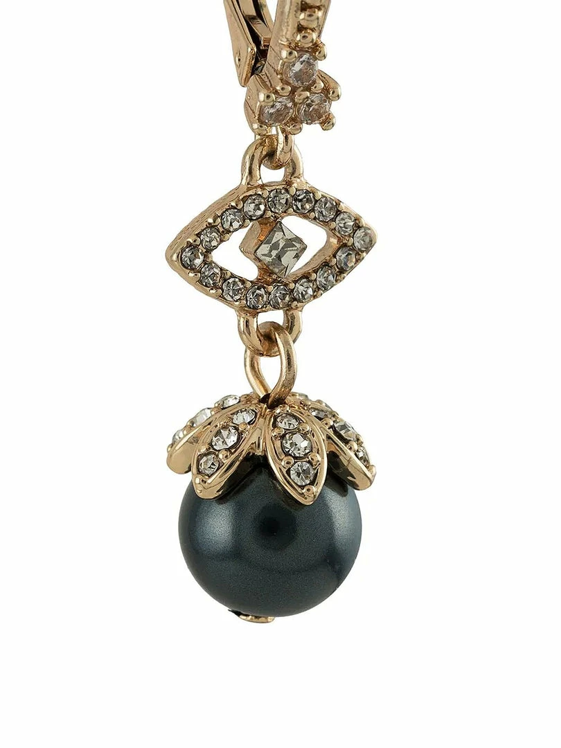 Jewelry Evil Eye Double Drop Pearl Earrings Marchesa Notte
